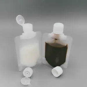 Portable Travel Reusable <b>Packaging</b> <b>Bag</b> Liquid Stand up Spout Pouch Cosmetic for Skincare - Product Image 2