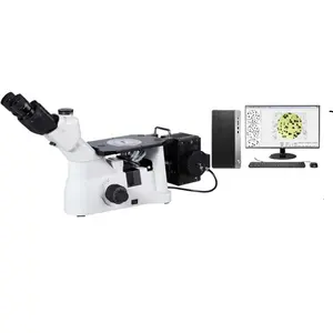 Metall urgisches Mikroskop Trin okulares invertiertes Mikroskop für die Metallographie mit Software-und Kamera FXD-30MW
