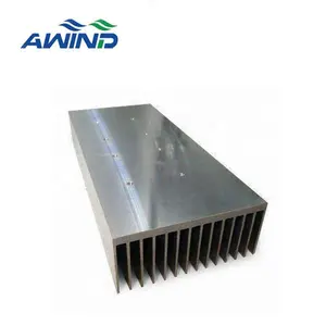 Customized Square Al6063 T5 Aluminum Extrusion Heatsink CNC Machining Aluminium Extruded Heat Sink Case For 100w Projector LED