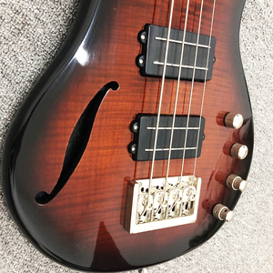 Điện Bass Guitar DIY 4 5 6 Dây Mô Hình Tùy Chỉnh Tay Chà xát Ngọn Lửa Bản Đồ Bass Guitar Chất Lượng Cao - Product Image 2