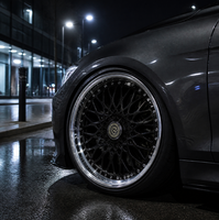Jantes forgées ZhiGu Premium 19 pouces 5x112, noir mat, à rayons maillons, jantes sport de luxe pour VW Passat