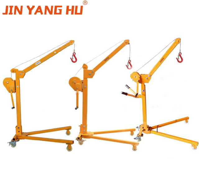 JIN YANG HU Foldable Mobile Jib Crane Winched
