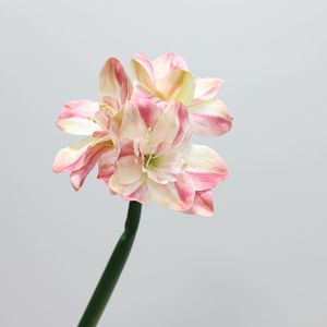 Flor de Amarilis de Tacto Real, Flor Artificial Hecha a Mano para Decoración del Hogar y el <span class=keywords><strong>Porche</strong></span>, para Ocasiones de Graduación - Product Image 5