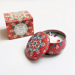 Vela Aromática de Soya Hecha a Mano con Caja de Regalo Creativa, Vela para Interiores Sin Humo para Promoción de Año Nuevo - Product Image 4