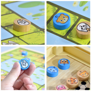 Sang Trọng Từ Bằng Gỗ Bàn Cờ Đặt Ban Đêm Ban Đầu Bàn Chơi Game Tac Toe Xách Tay Vui Vẻ Gia Đình Toine Hội Đồng Quản Trị Và Carrom Hội Đồng Quản Trị - Product Image 6