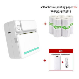 Mini Impresora Térmica Portátil de Plástico con para Notas de Estudio, Imágenes, Etiquetas DIY, Impresión de Códigos de Barras - en Existencia - Product Image 3