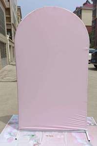 L'arco elastico personalizzabile su due lati del tessuto copre lo <span class=keywords><strong>sfondo</strong></span> della foto dello <span class=keywords><strong>sfondo</strong></span> per le decorazioni dei cilindri della festa nuziale - Product Image 4