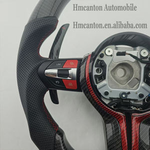 Volante Deportivo de Fibra de Carbono y Cuero Perforado Más Popular para BMW Serie 3, Serie 5, F10, F20, F30, F90, F01, F02 - Product Image 4