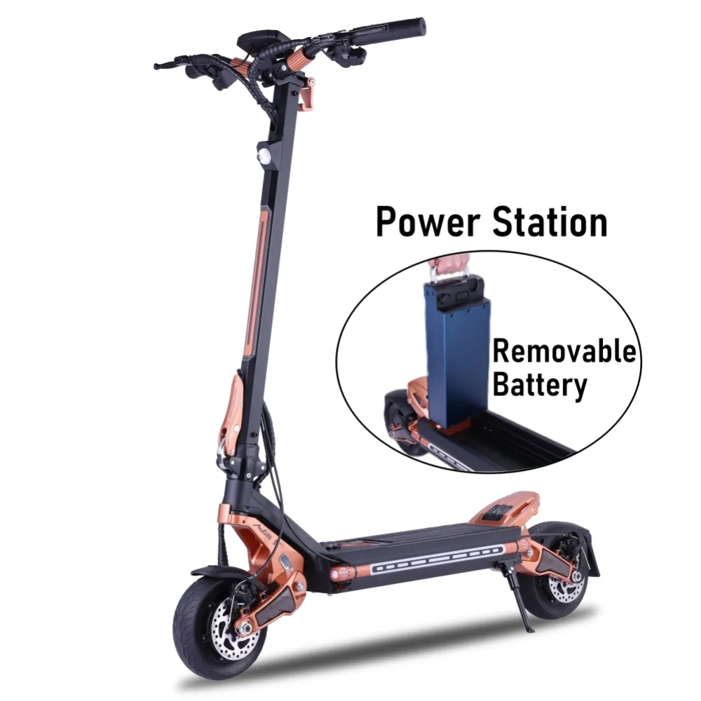 1200W 48V Electric Scooter Max Mileage 70Km Off-Road Scooter Electric Adult 15.6Ah Adults Powerful Fast Speed Electric Scooter