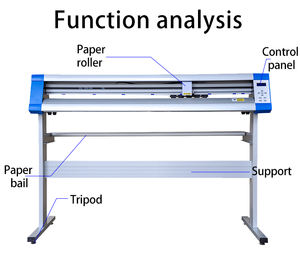 Plotter de Corte de Vinilo Yinghe YH-1200G de 1.2m, Alta Velocidad 500mm/s, para Adhesivos y Transferencia Térmica, 220V - Product Image 2