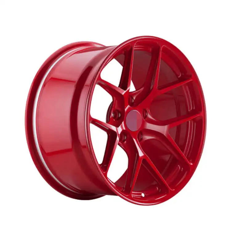 6061 T6 Алюминиевые кованые легкосплавные диски 19x9,5 Et + 22 19x10,5 Et + 35 P100 P101 S101 Ff04 автомобильные цветные колесные диски 24 дюйма в красном цвете