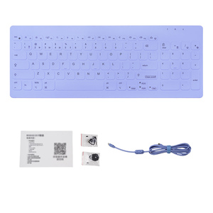 HengYu New 96-Key Silent Membrane Waterproof Wireless <b>USB</b> Type-C Gaming Portable <b>Keyboard</b> - Product Image 1
