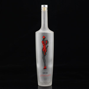Bán Buôn Fancy Frost Cá Nhân Hóa <span class=keywords><strong>Vodka</strong></span> Chai 1000Ml 750Ml 500Ml Chai Thủy Tinh Cho <span class=keywords><strong>Vodka</strong></span> - Product Image 1
