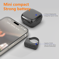Control Remoto Inalámbrico de Anillo para Dedo 5.3, Control Remoto para Cámara, Selfie, Pasar Páginas, Desplazamiento en TikTok para Teléfono, Tableta Android, OEM, ODM