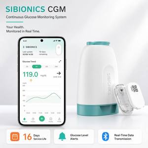 Monitor de Glucosa Continuo en Tiempo Real, <span class=keywords><strong>Sensor</strong></span> Portátil, Aplicación Android 24H <span class=keywords><strong>para</strong></span> Uso Doméstico en Diabéticos - Product Image 4