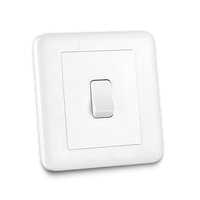 Interrupteur mural BS Standard 3 gangs 1 voie 10A 250V certifié CE, type 86, bouton-poussoir, panneau PC, pour maison, hôtel, bureau