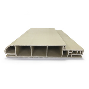 Jamba de puerta de polímero de <span class=keywords><strong>PVC</strong></span> impermeable para dormitorio 100% marco de puerta Interior WPC marcos de ventana elegantes y duraderos - Product Image 1