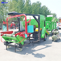 Presse à ensilage électrique 100 kg, machine à emballer les balles de foin entièrement automatique, ensileuse et emballatrice de maïs