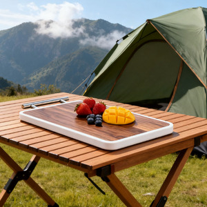 Sử Dụng Nhà Cắt Hội Đồng Quản Trị Mun Bông Tuyết Mô Hình Thép Không Gỉ Cho Nhà Bếp Thớt Hội Đồng Quản Trị - Product Image 5