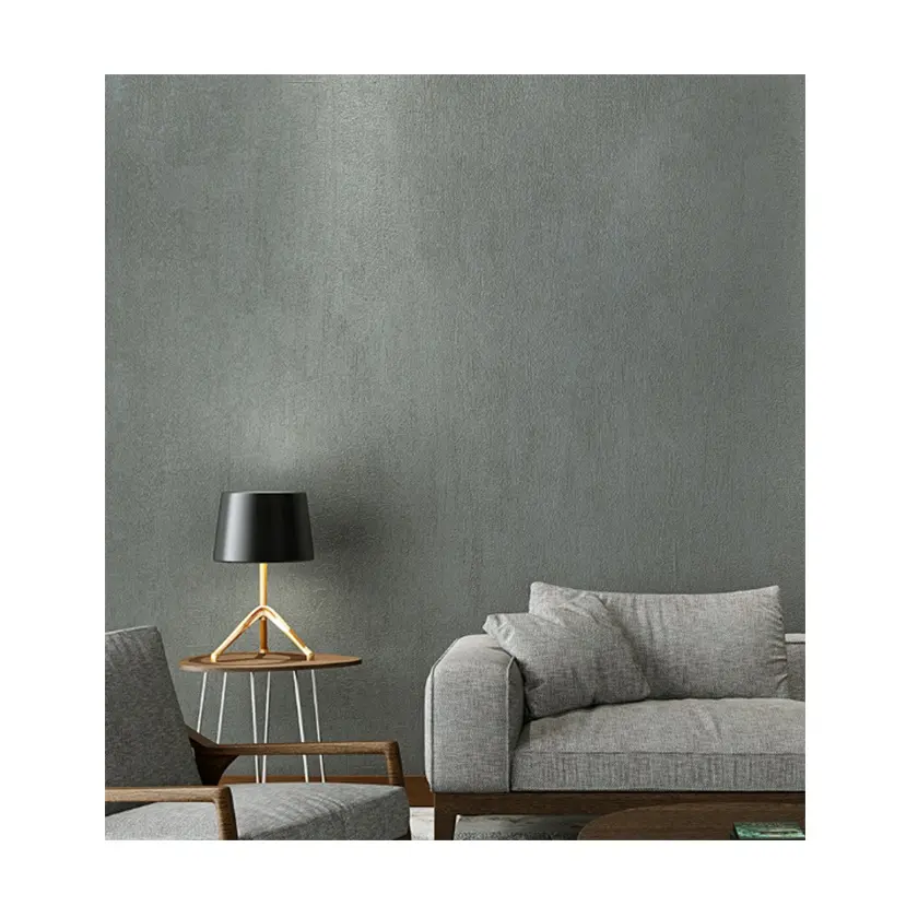 Concrete Finish Wallpaper 3D For Living Room