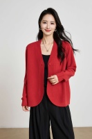 Maßgefertigte Mindestbestellmenge Damen Gewebte Vintage Herbst-Strickjacke Anti-Pilling Langarm Casual Pullover