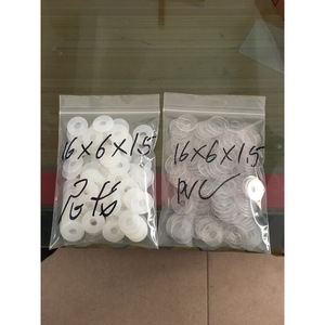 Flat Nylon <b>Washers</b> 10X3.5X1.5Mm Plain Surface For Mechanical Assembly - Product Image 1