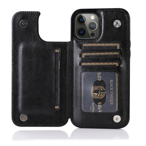 Funda de Teléfono Tipo Billetera Clásica Personalizada de Cuero PU para Apple iPhone 6 7 8 X XS XR <span class=keywords><strong>11</strong></span> 12 13 14 15 16 17 Pro Max - Product Image 1