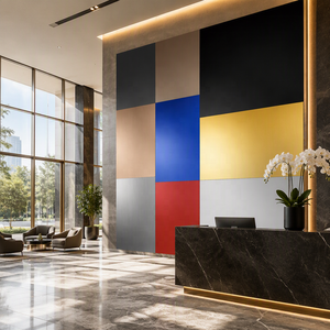Plaque en aluminium multicolores découpée sur mesure, alliage 5052 6061, feuille d'aluminium anodisée, panneau de décoration, mur, <span class=keywords><strong>plafond</strong></span>, bâtiment industriel - Product Image 4