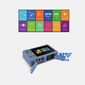 Reflectómetro de fibra óptica 12 en 1, 100KM, MINi OTDR, 1310/1550nm, 26/24dB, pantalla táctil, VFL, OLS, OPM, mapa de eventos, probador de <span class=keywords><strong>Cable</strong></span> Ethernet - Product Image 6