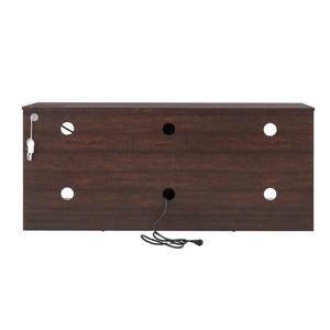 Hiện đại điện lò sưởi <span class=keywords><strong>TV</strong></span> đứng với đèn LED mộc mạc 3D kệ kính cho phòng khách hoặc phòng ngủ - Product Image 6