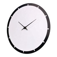 Jam Tangan Kustom MDF Jam Dinding Kosong Sublimasi Papan Keras Jam Wajah Sublimasi Kosong Jam Desain Kustom