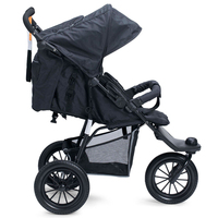 Poussette de Jogging pour bébé, poussette légère et compacte à 3 roues