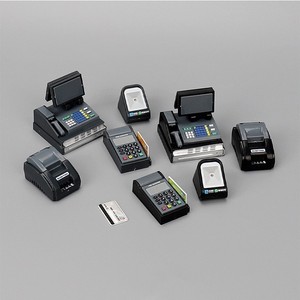 Mini caisse enregistreuse miniature, lecteur de cartes de supermarché, modèle de terminal de point de vente, accessoires de scène, jouets pour enfants, décorations, ornements - Product Image 6