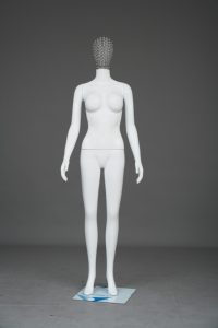 Maniquí Femenino de Cuerpo Entero para Exhibición de Ropa en Tiendas y Boutiques, Incluye Soporte, Color Blanco - Product Image 6