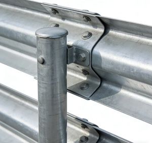 Barrière de sécurité routière à faisceau ondulé, anti-collision et anti-corrosion, revêtement en poudre de zinc galvanisé, <span class=keywords><strong>garde</strong></span>-<span class=keywords><strong>corps</strong></span> flexible - Product Image 3