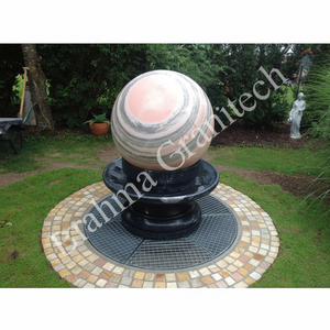 Categoría de producto de acabado de superficie de bloque de fuente de bola de granito pulido - Product Image 1