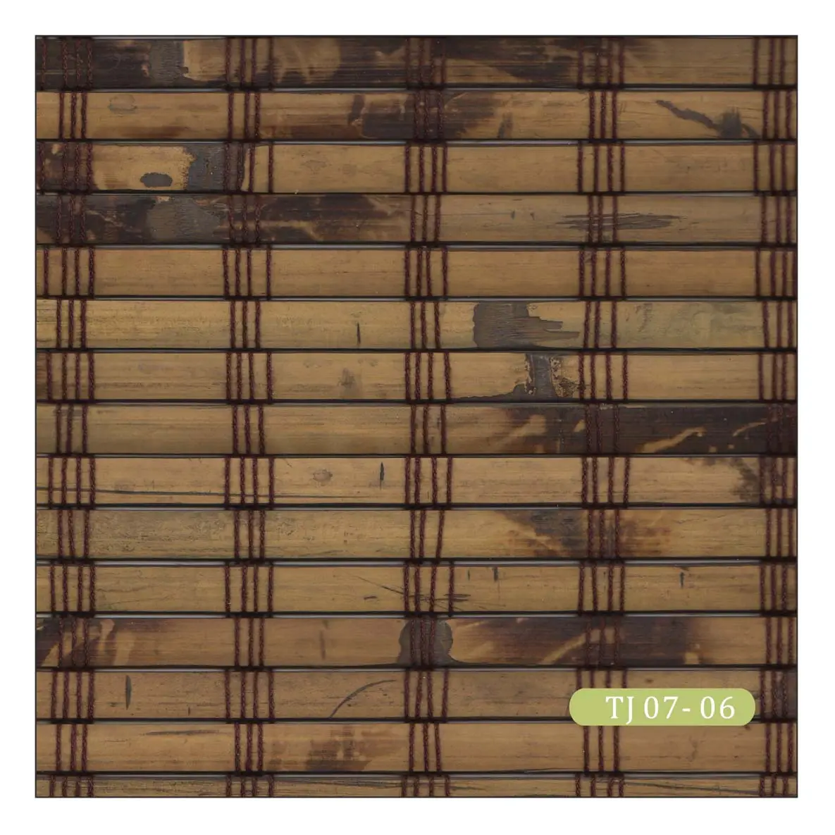 Rolo de bambu vintage material cego