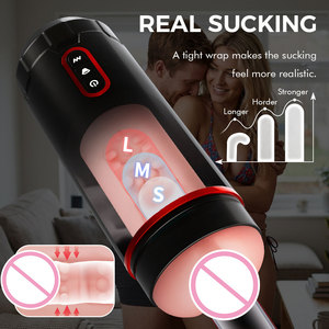 Jouet sexuel pour homme adulte entièrement automatique avec fonction de succion et de vibration - Product Image 4