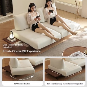 Nuevo sofá modular combinable funcional de tela chenilla Lingdongdao para sala de estar - Product Image 2