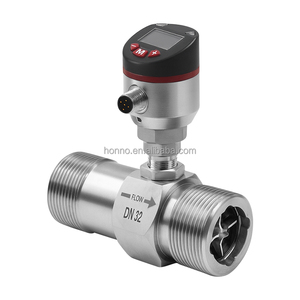 高精度デジタルオイル流量計、外ネジフランジ、DN10、OEMカスタマイズ可能な電子タービン流量計 - Product Image 1