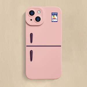 <span class=keywords><strong>Mini</strong></span> réfrigérateur de dessin animé pour Apple 13 Plus, étui pour téléphone portable <span class=keywords><strong>iPhone</strong></span> 11 <span class=keywords><strong>12</strong></span> Pro, <span class=keywords><strong>coque</strong></span> souple en silicone anti-chute XS Max 7/8/9 - Product Image 2