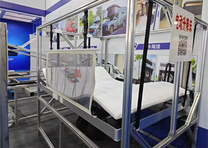 Aleación de aluminio/Tela de malla ignífuga RV cama red protectora caravana red de seguridad aplicada a accesorios RV - Product Image 2