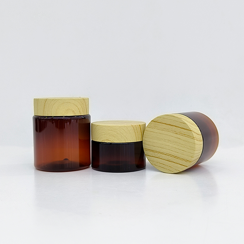 amber with bamboo shape  lid