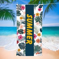 GEOMETRY Spring Beach Towels Quick Dry Microfiber Cloth Summer Dish Towels Drying Premium Abstract Pattern Swimming Bath Towel