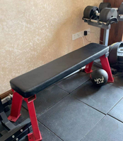 ST-8047 Banc plat de musculation pour salle de sport, équipement de fitness