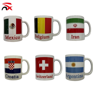 كوب قهوة من السيراميك المكسيكي في سويسرا ، مج كوب قهوة مع مقبض منتجات ترويجية لمروحة الرياضة - Product Image 2