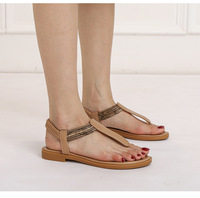 Nouvelles sandales à prix imbattable pour femme – Chaussures d'été décontractées à bout ouvert et semelle souple