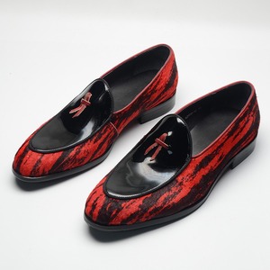 รองเท้าโลฟเฟอร์ผู้ชายคุณภาพสูง สไตล์ลำลองทางธุรกิจ หัวเหลี่ยม ผูกเชือก หนังวัวแท้ ระบายอากาศได้ดี พื้นยาง น้ำหนักเบา - Product Image 6