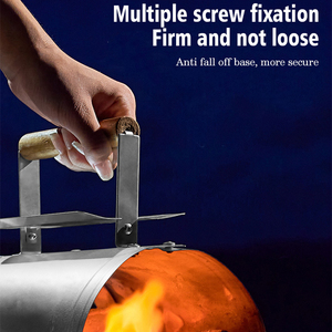 Bán Buôn Thịt Nướng Phụ Kiện Thép Không Gỉ Ánh Sáng Di Động Than BBQ Cháy Khởi Động Lửa Nhẹ Hơn Cubes Ống Khói Khởi Động - Product Image 5