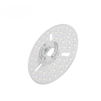 Module d'éclairage de ventilateur à ajustement précis 18W 22W en 4 diamètres (100-160mm), carte LED 3CCT pour assemblage en ligne OEM